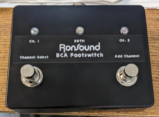 BCA footswitch for Bad Cat amps with 6 pin connector